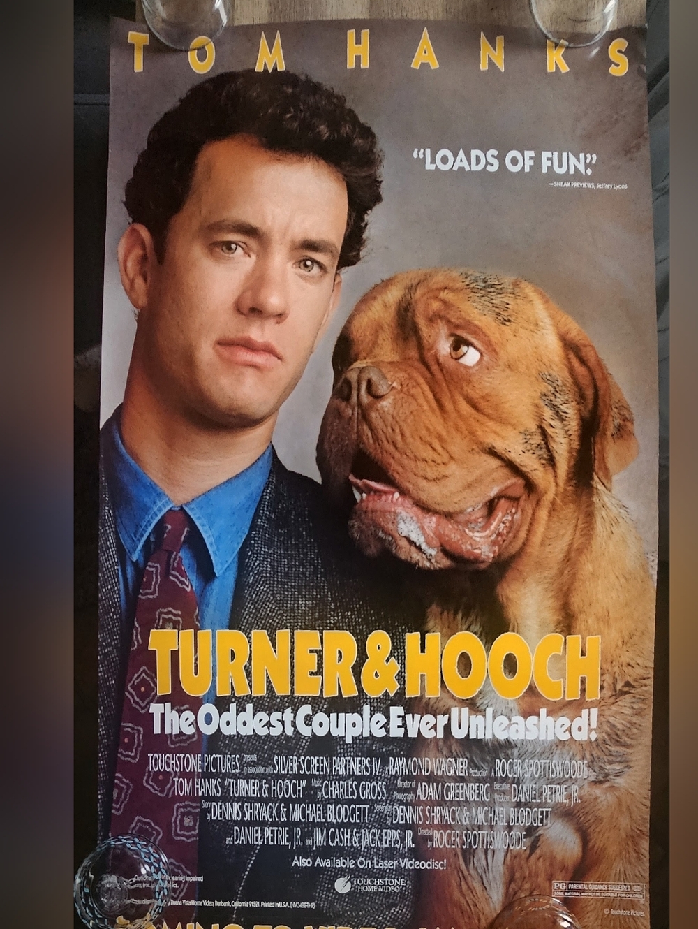 TURNER & HOOCH - Movie Poster